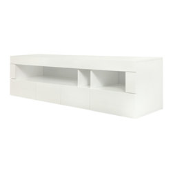 Galatro TV Unit White - Entertainment Centers And Tv Stands