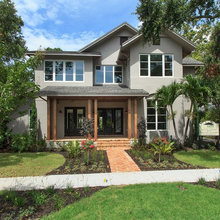 transitional style home