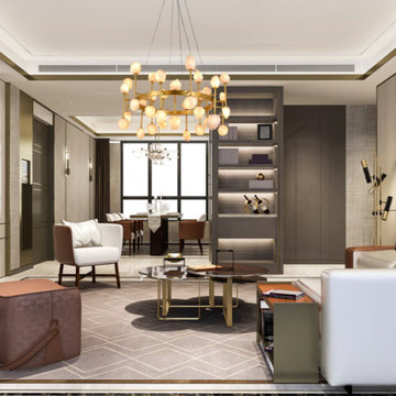 Modern Style Spain Alabaster Chandeliers Dinning Living Room Decorative