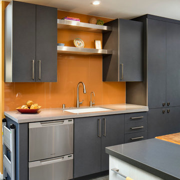 Artistic and contemporary kitchen