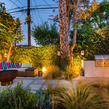 Culver City, CA - Backyard Outdoor Living Space.