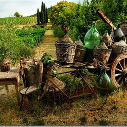 Old Tuscany Outdoor Canvas Art - Artwork