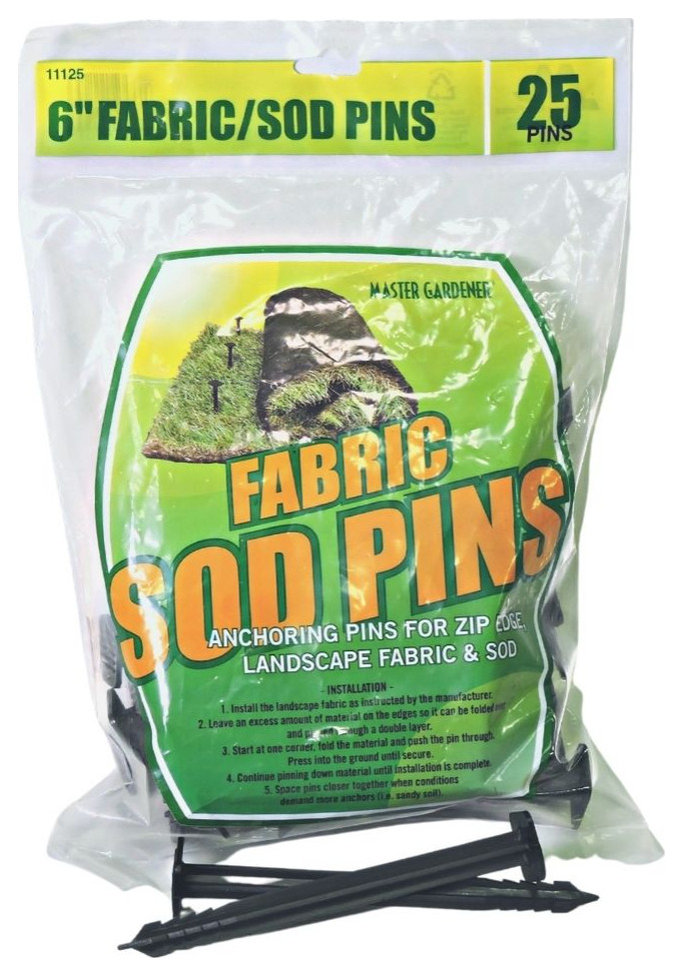 Master Mark 6 In Anchoring Pins For Landscape Fabric Sod And Zipedge