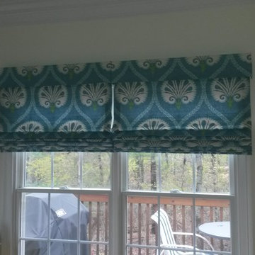 Cordless Roman Shades in West hartford