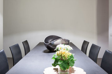 Contemporary dining room in Milan.