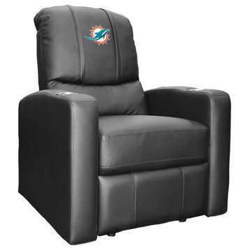 Miami Dolphins Primary Man Cave Home Theater Recliner