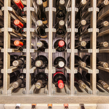 Modern Oak Wine Cellar in West Loop, Chicago