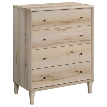 Sauder Willow Place Engineered Wood 4-Drawer Bedroom Chest in Pacific Maple