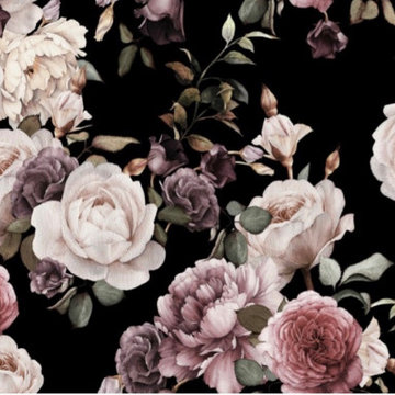 Bedroom Floral Mural