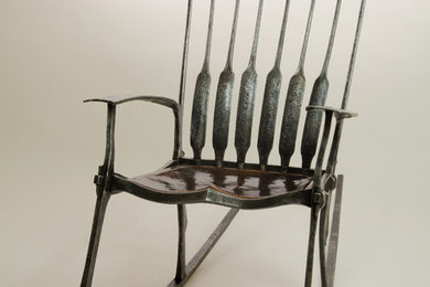 Wrought Iron rocking chair