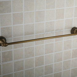 Anqitue Brass One Bar Towel Bar TAB6501 - Bathroom Accessories