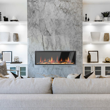 Latitude 55 inch Smart Control Electric Fireplace