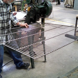 Large custom Stainless Steel wire shelf/rack - Products