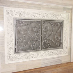 Annette Firescreen Inset - Fireplace Screens