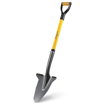 Spear Head Spade SHFD3 Yellow Short Reinforced Fiberglass Handle with Cushion D