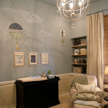 Hot Air Balloon Animal Nursery