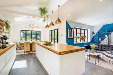 Kitchen, Dining, Living Room, Hallway Interior Design Bedfordshire