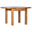 Traditional Oak Round Butterfly Extension Dining Table