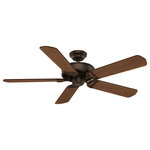 Casablanca - Panama 54" Indoor Ceiling Fan in Brushed Cocoa - Rich in history and tradition, the Panama is a true classic. Inspired by evolutions in the automobile industry, this product has been revamped and revitalized while keeping the foundation and integrity that makes it one of our best ceiling fans. This traditional fan boasts superior air circulation driven by a reversible, four-speed Direct Drive™ motor for unparalleled power, silent performance, and reliability over decades of daily use. The original five-bladed fan, the Panama remains as timeless as ever.Installer's Choice® three-position mounting system allows for standard, low, or angled mountingIncludes 3'' and 2'' downrods to ensure proper distance from the ceiling and optimize air movement at your preferred blade heightBrushed Cocoa finishIncludes Wall Control for easy speed and lighting adjustment right from your wall switchRated for indoor spaces onlyReversible, 4-speed Direct Drive™ motor provides unparalleled power, silent performance, and reliability over decades of daily use4 SpeedsLimited Lifetime Motor Warranty is backed by the only company with over 130 years in the fan business  This light requires 1 ,  Watt Bulbs (Not Included) UL Certified.