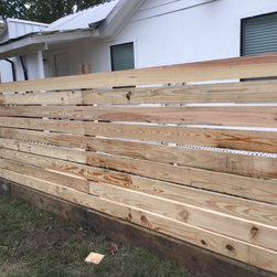 Wood Cottage Fence - Horizontal - Home Fencing And Gates
