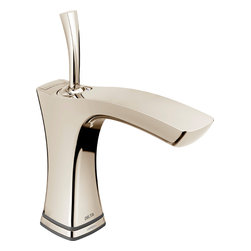 Delta Tesla&reg; Single Hole - Single Handle-4&Prime; plate - Bathroom Sink Faucets