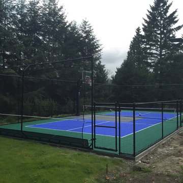 Backyard Multi-Purpose Game Court