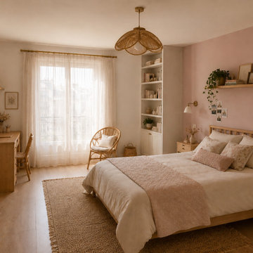 Rénovation d’un duplex de 150 m² esprit maison de campagne à Paris 13