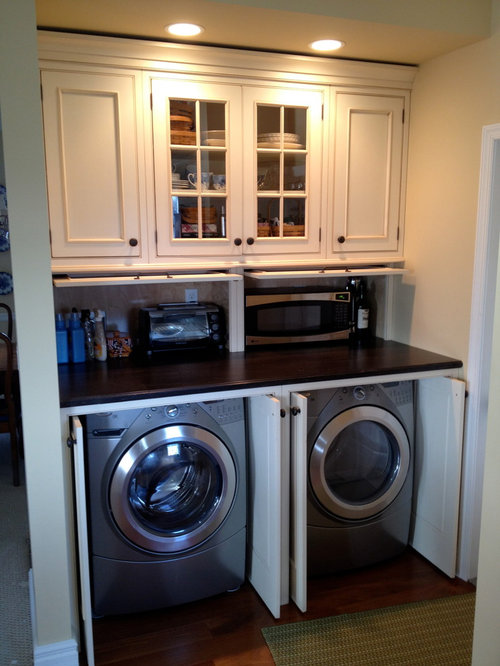 Our 25 Best Side By Side Washer Dryer Kitchen Ideas | Houzz