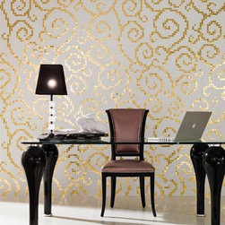 Trend Usa Glass tile mosaic wallpaper - Home Decor
