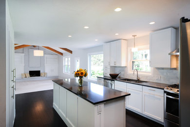 Kitchen - traditional kitchen idea in Denver