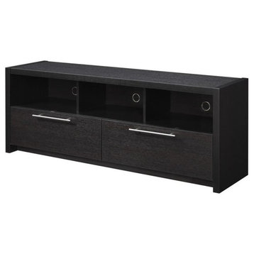 Newport Marbella 60-inch TV Stand with Cabinets and Shelves in Espresso Wood