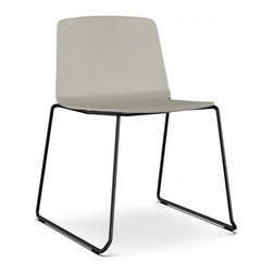 Rama Slide Base Stackable Outdoor Chair (Set of 4) by Kristalia - Dining Chairs