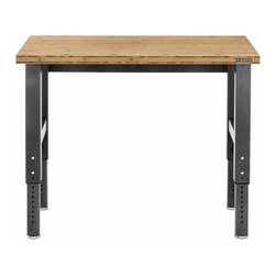 Gladiator GarageWorks Adjustable Height 4 ft. Bamboo Workbench (GAWB04BAZG) - Tabletop
