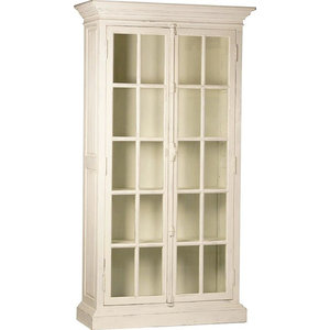 Wayborn Barrister Bookcase With Glass Door Brown Transitional