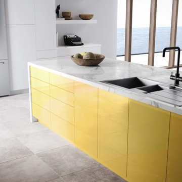High Gloss European Kitchen