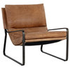 Callison Lounge Chair, Tan Leather