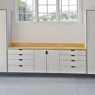 Powder Coated MDF Garage Cabinets