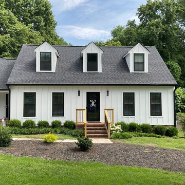 James Hardie Board & Batten ColorPlus and James Hardie Plank in Arctic White