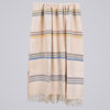 Striped Cotton Throws and Blankets, Medium, French Striped