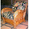 Armchair with Wicker Frame (Soho Robin (All Weather))