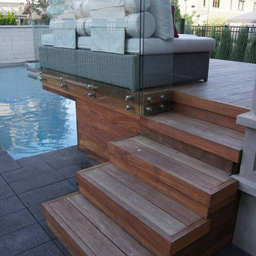 Contemporary ipe deck / patio en ipe contemporain