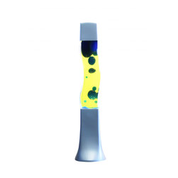 Lava Lamp Groovy Magma Light with Blue Wax & Yellow Liquid 42cm - Table Lamps