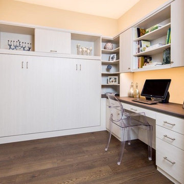 Side Tilt Wall Bed in Multi Function space in high rise