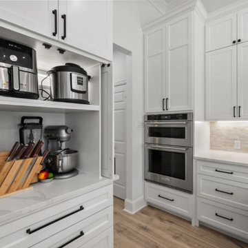 Built-In Appliance Cabinet for Organized Kitchen Storage
