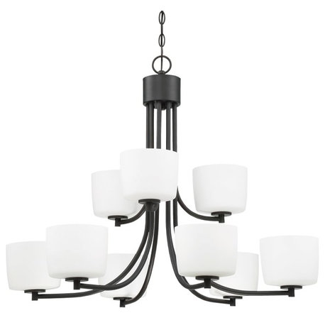 Craftmade Lighting 43529-ABZ Clarendon - Nine Light 2-Tier Chandelier