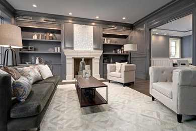 Example of a living room design in Chicago
