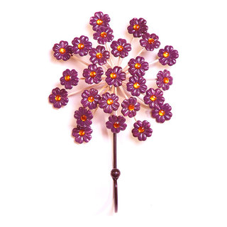 Flower Wall Hook - Eclectic - Wall Hooks - by Urbanest Living