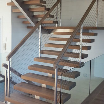Cable Stair - Glass Guard Rail