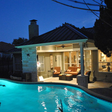 Kamp Covered Patio & Fireplace