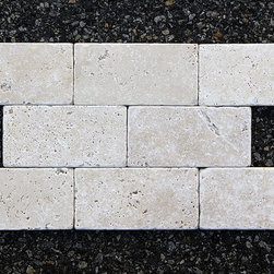3x6 Light Travertine Tumbled Collection - Home Decor